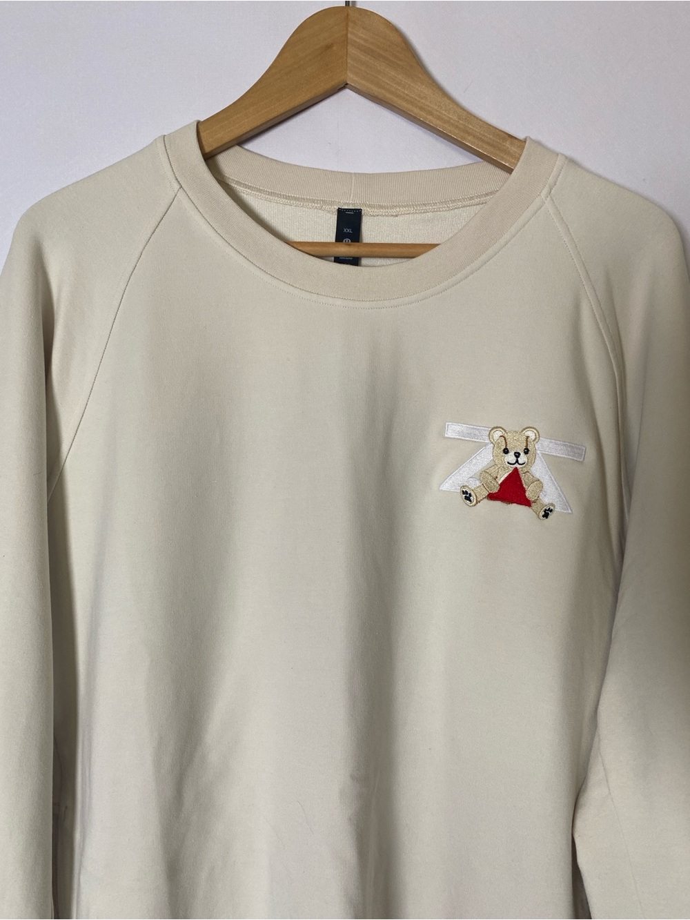 Lululemon City Sweat Jersey Sweatshirt Neutrals Cream Men's XXL - Picture 2 of 8